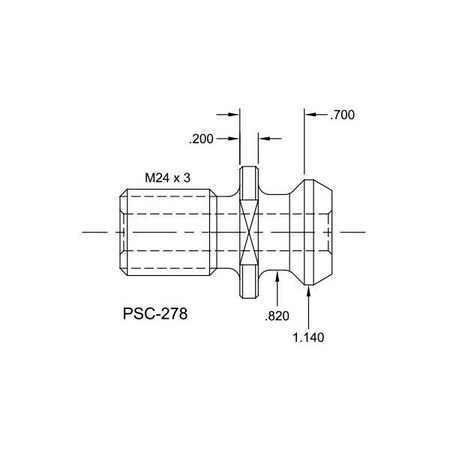 Tj Davies Co Coolant Through Retention Knob PSC-278